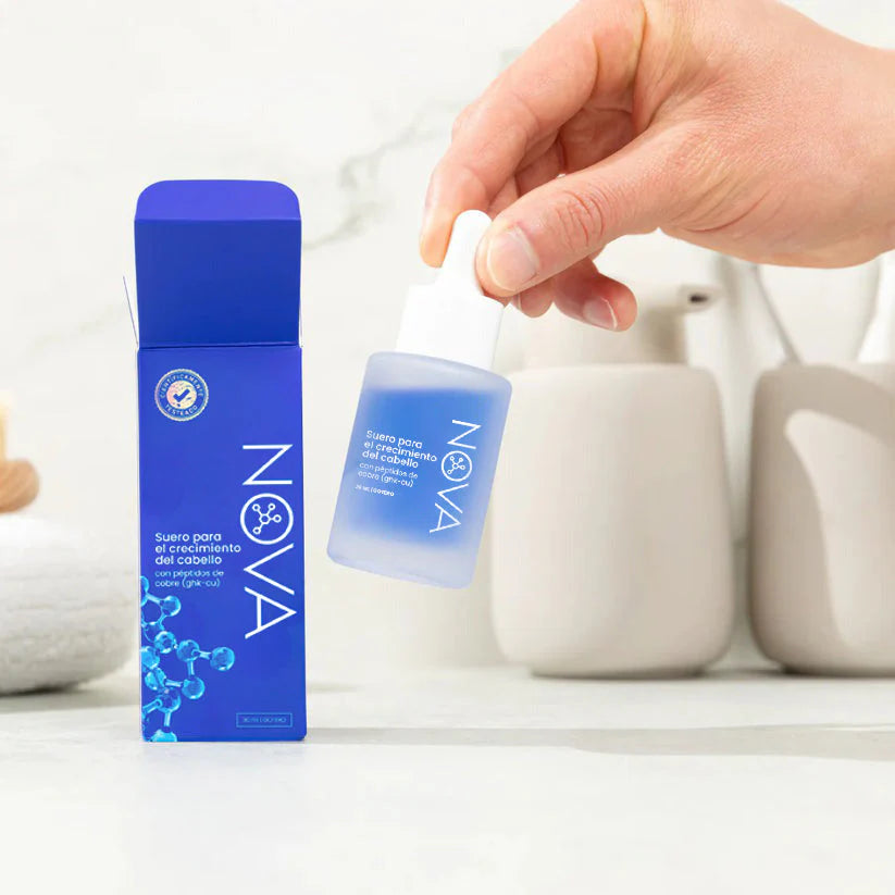 NOVA | Crecimiento del cabello con péptidos de cobre