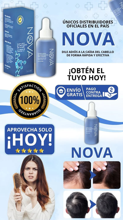 NOVA | Crecimiento del cabello con péptidos de cobre