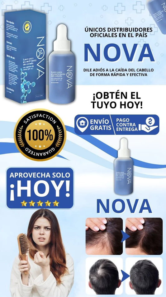 NOVA | Crecimiento del cabello con péptidos de cobre
