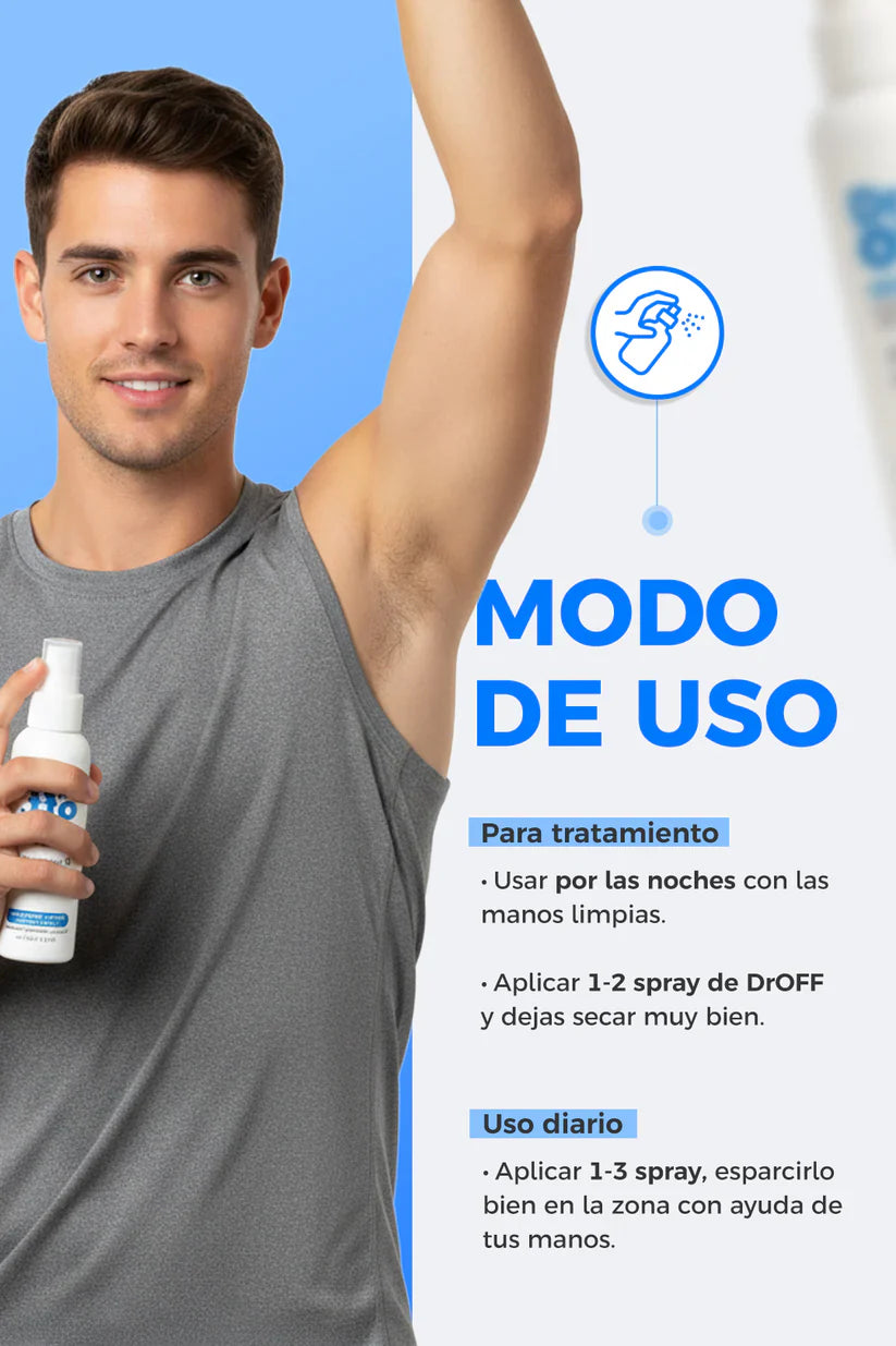 DrOFF🧑‍⚕️Tratamiento médico contra el sudor dds