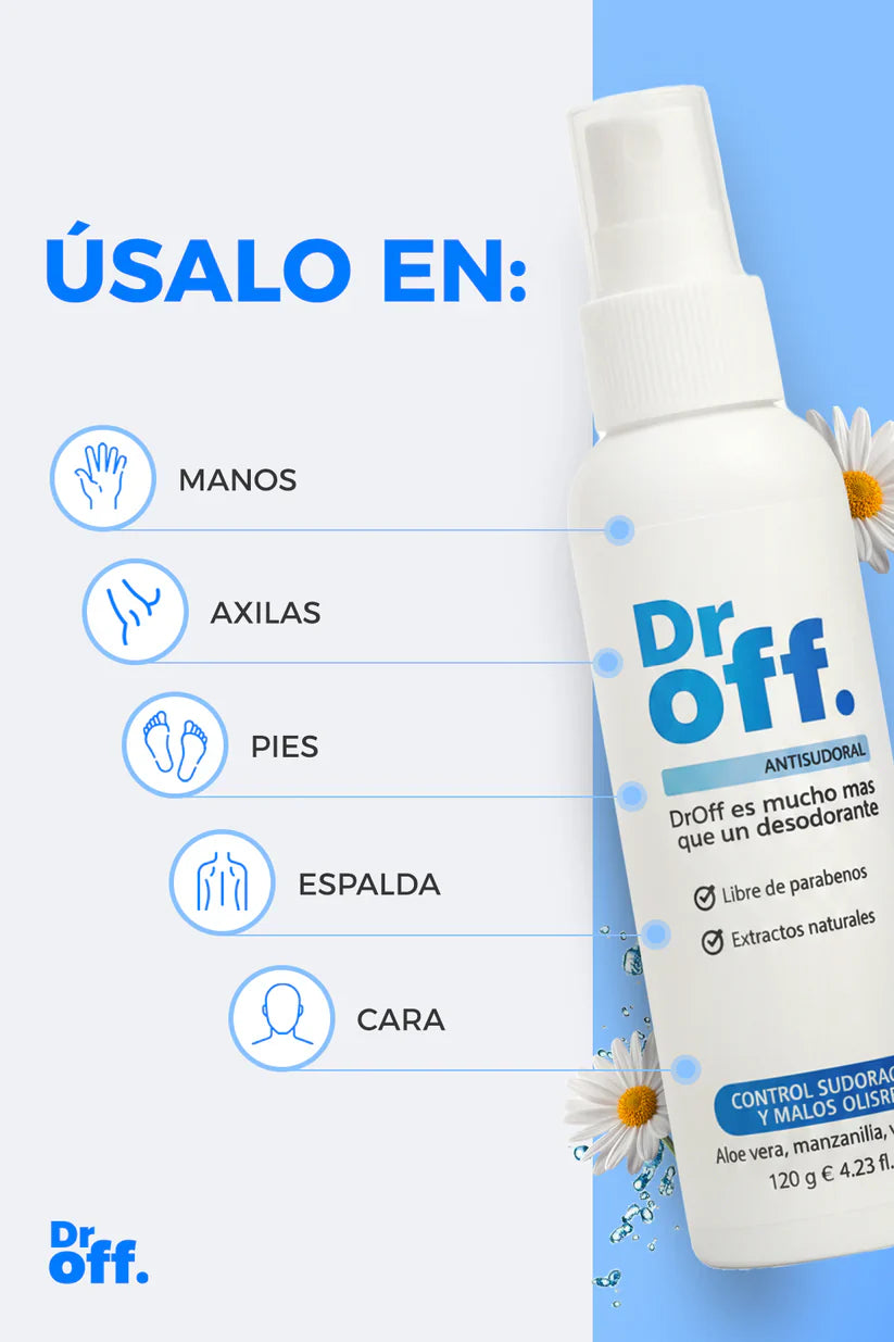 DrOFF🧑‍⚕️Tratamiento médico contra el sudor dds