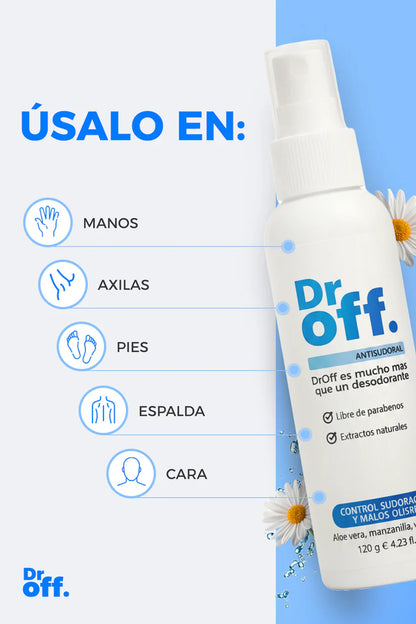 DrOFF🧑‍⚕️Tratamiento médico contra el sudor dds