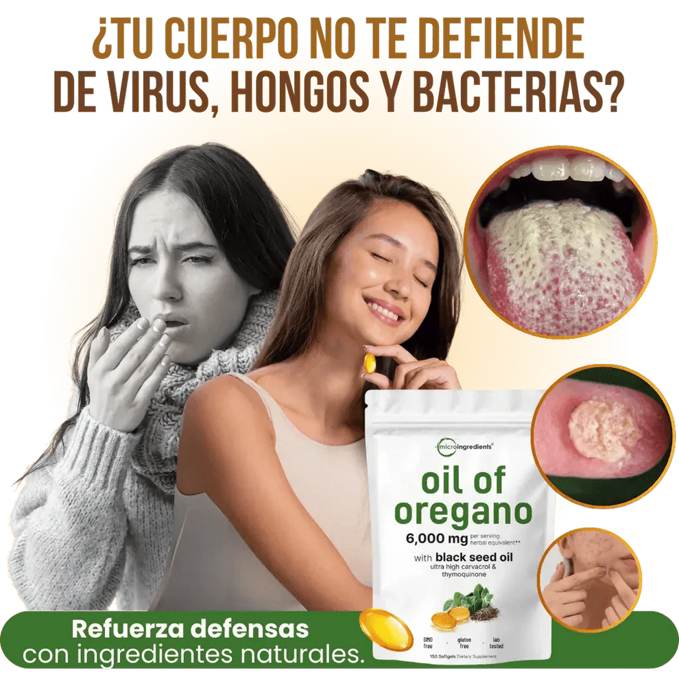 🌿Sana desde la raíz 🌱: Orégano + Semilla Negra = 🛡️ inmunidad real